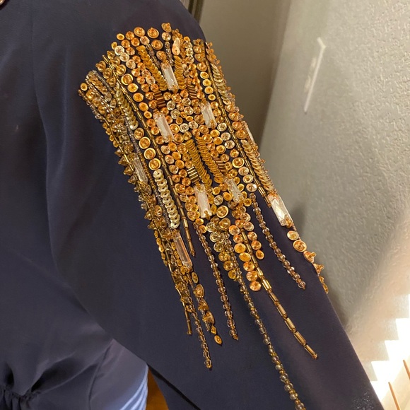 Ladies Embellished Medium Formal Evening Top - Picture 4 of 8